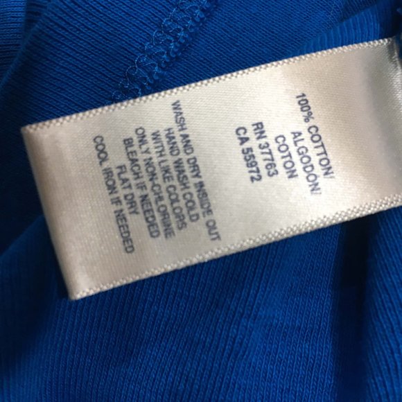 Rafaella Teal Blue Short Sleeve Pull on Top Blouse - Picture 5 of 6